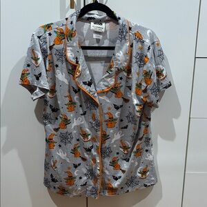 Halloween 🎃 Star Wars Yoda Themed Gray Shirt